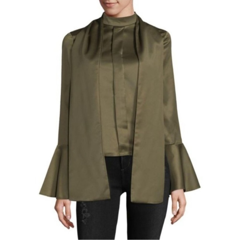 NWT Lea & Viola satin blouse